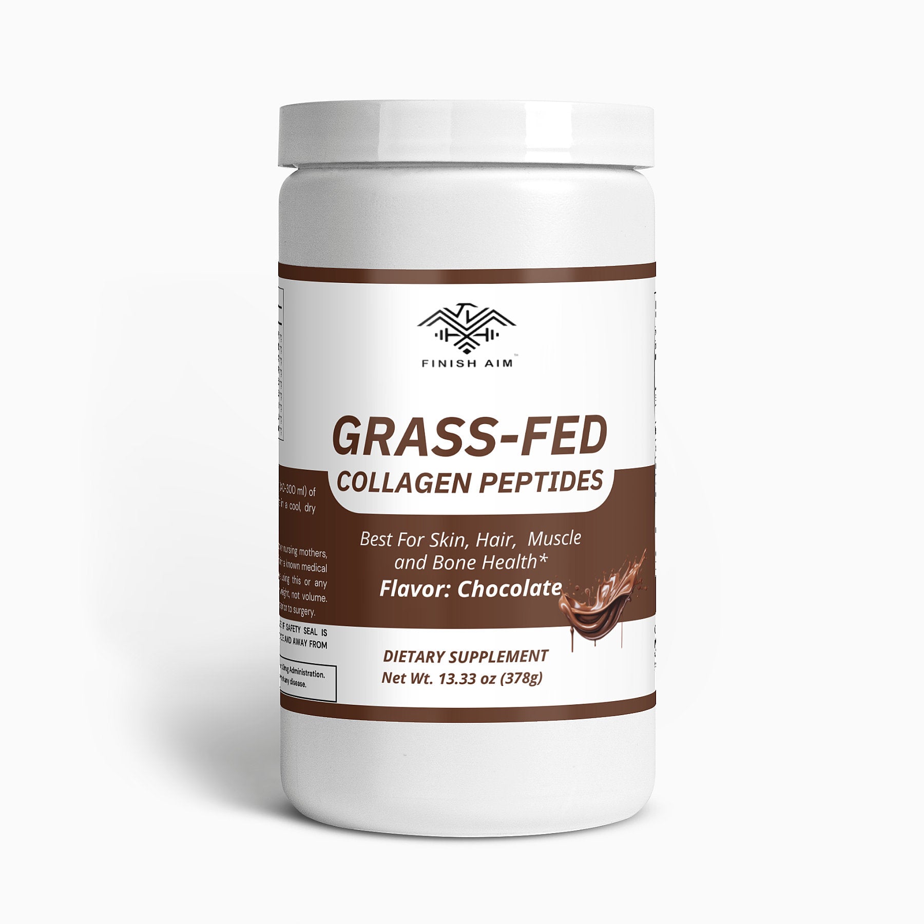 Grass-Fed Collagen Peptides Powder (Chocolate)