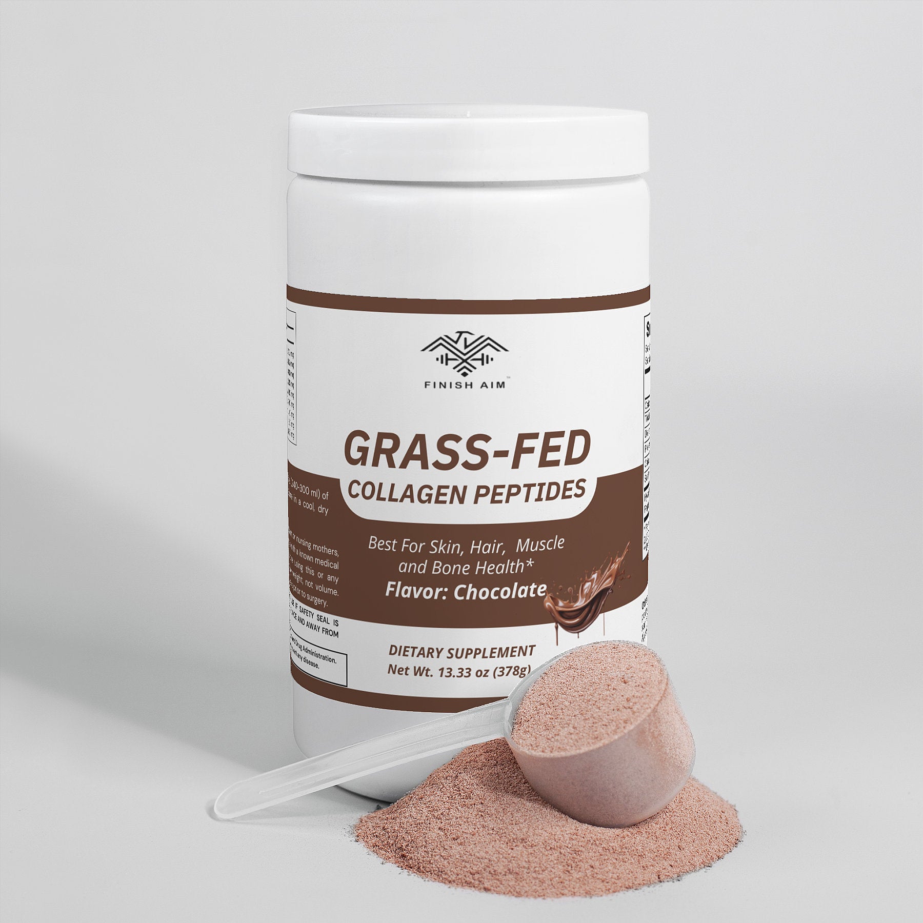 Grass-Fed Collagen Peptides Powder (Chocolate)