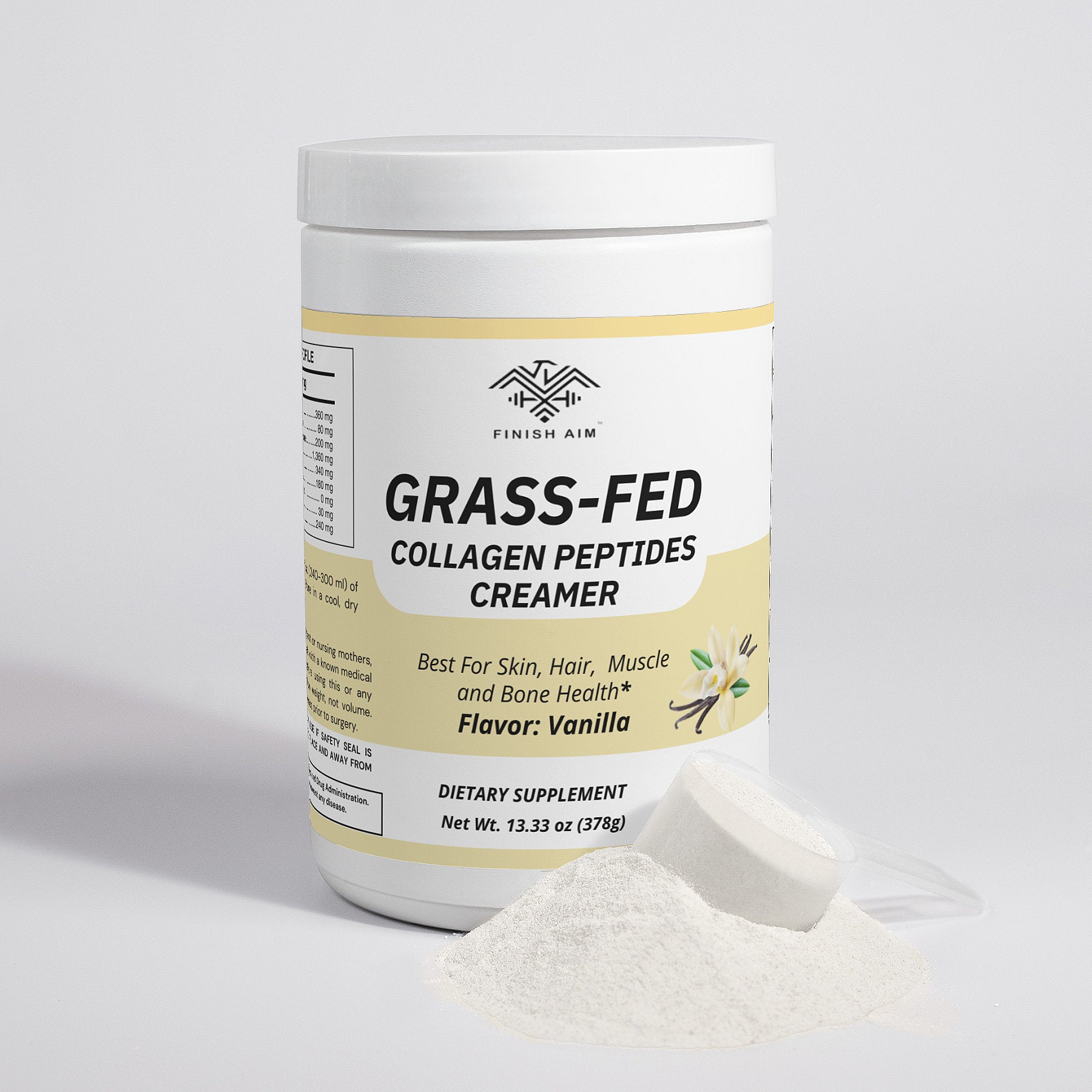 Grass-Fed Collagen Creamer (Vanilla)