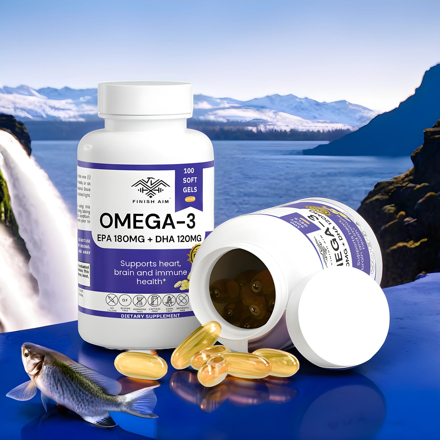 Omega-3 EPA 180mg + DHA 120mg