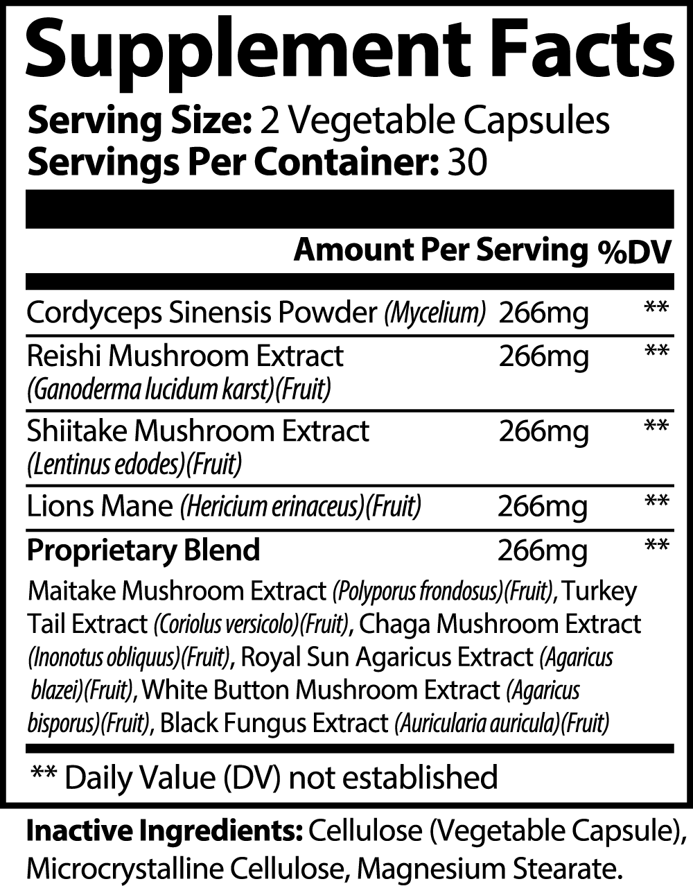 Mushroom Complex - 10X