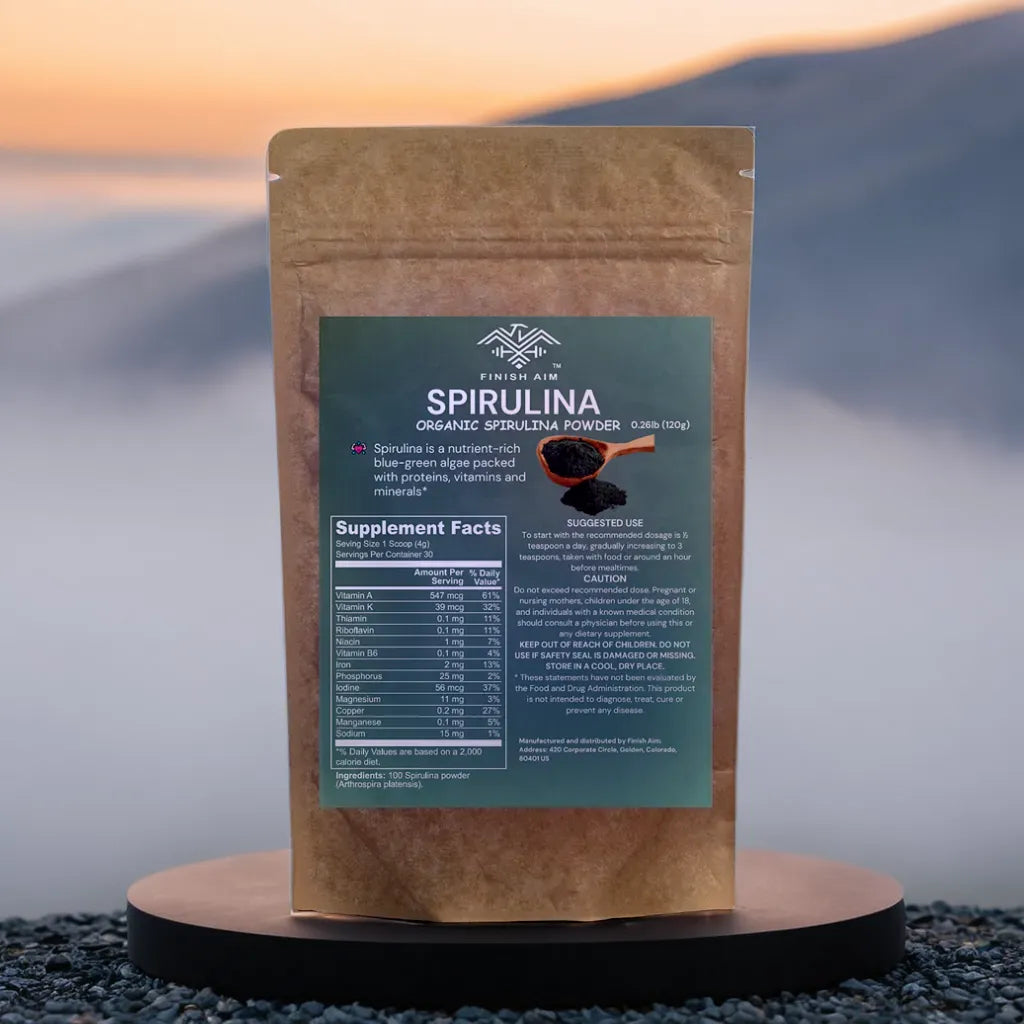 Finish Aim Spirulina Powder, Harnessing Nature's Nutrient Powerhouse